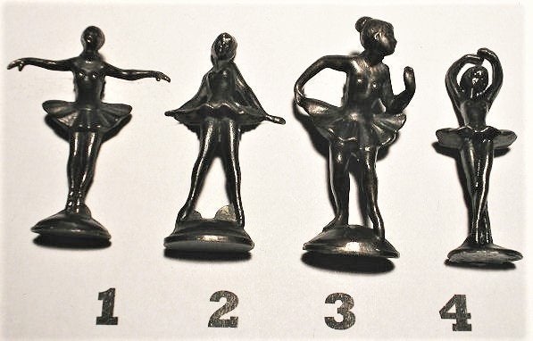 03-Ferrero kinder surprise metal Ballettänzerinnen ballerina, Ophalen of Verzenden, Zo goed als nieuw, Overige typen