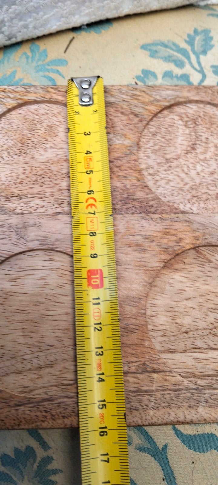 Houten leuke serveer plank met touw brocante, Ophalen of Verzenden