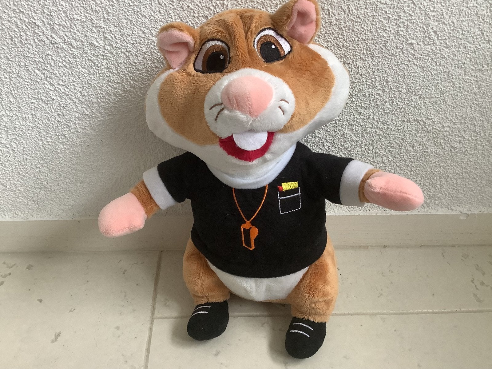 AH hamster scheidsrechter albert heijn pluche knuffel, Kinderen en Baby's, Speelgoed | Knuffels en Pluche, Ophalen of Verzenden