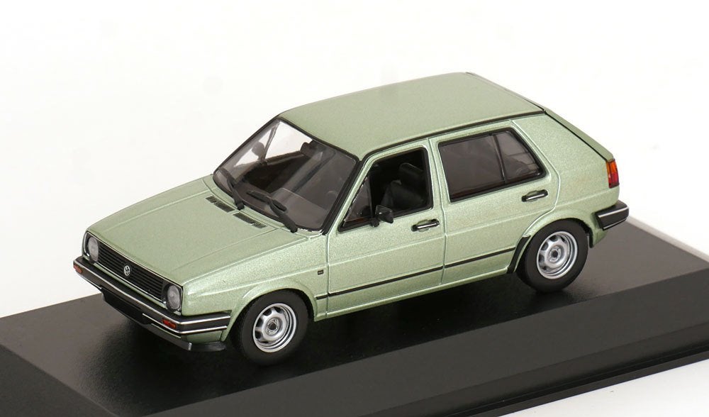 Maxichamps 1:43 Volkswagen Golf 2, 4 deurs 1985 lichtgroen, -, Nieuw, Ophalen of Verzenden, -