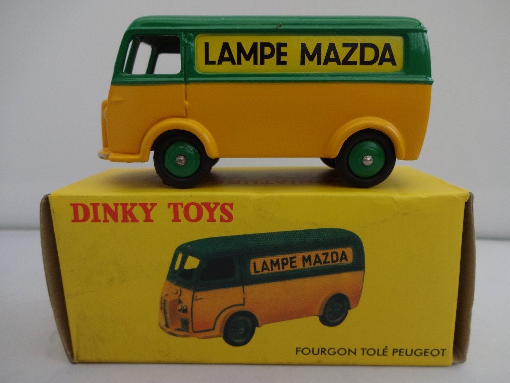 Peugeot D3A Fourgon Tolé Lampe Mazda NR 25B Dinky Toys 1/43, Hobby en Vrije tijd, Modelauto's | 1:43, Ophalen of Verzenden, Nieuw