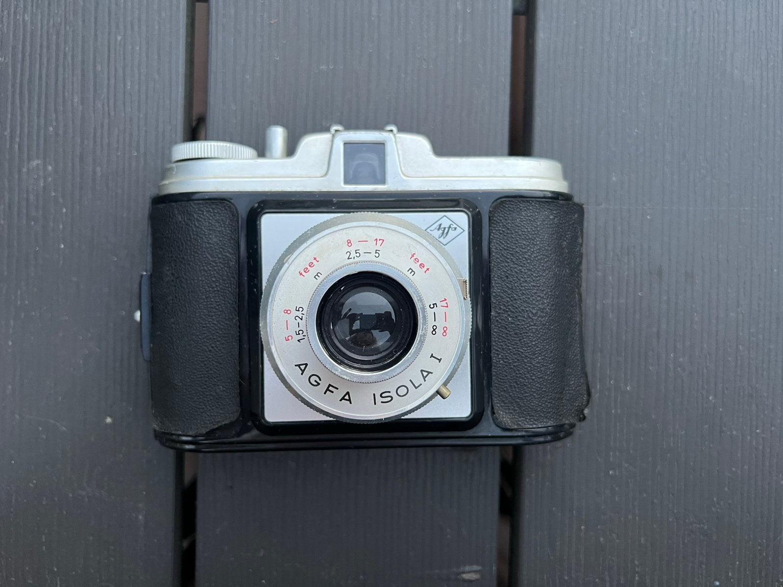Vintage Agfa Isola I 6x6 camera - 120 film - werkend, Ophalen of Verzenden, Gebruikt, Overige Merken