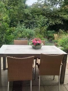Hardhouten teak  tuintafel 160x90 cm - Kees Smit 2021, Ophalen, Gebruikt, Rechthoekig, Hout