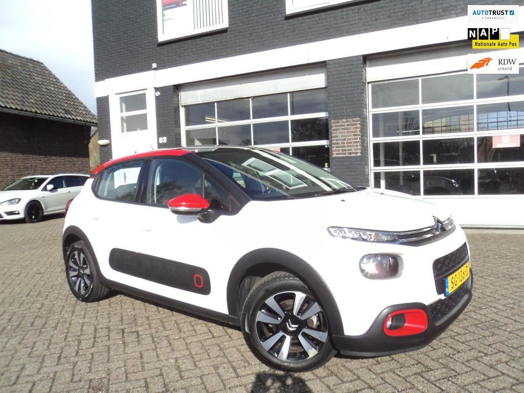 Citroen C3 1.2 PureTech S&S Shine Camera Trekhaak Cruise, Gebruikt, 450 kg, Origineel Nederlands, Bedrijf