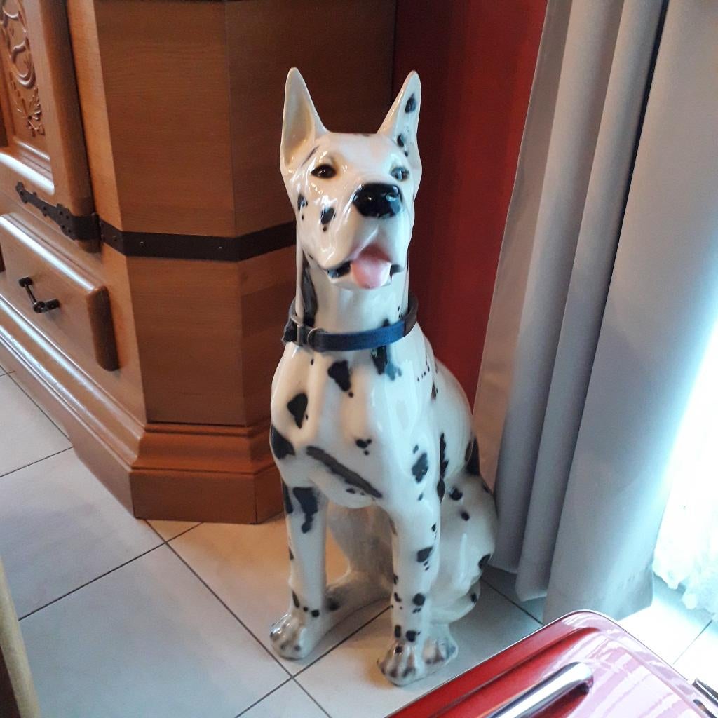 deense dog, Verzamelen, Beelden en Beeldjes, Ophalen, Zo goed als nieuw, Dier
