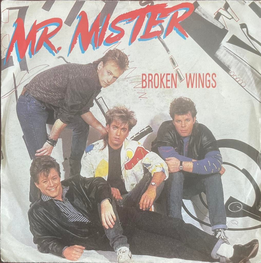 SINGLE Mr. Mister - Broken wings, Ophalen of Verzenden, Zo goed als nieuw, Pop