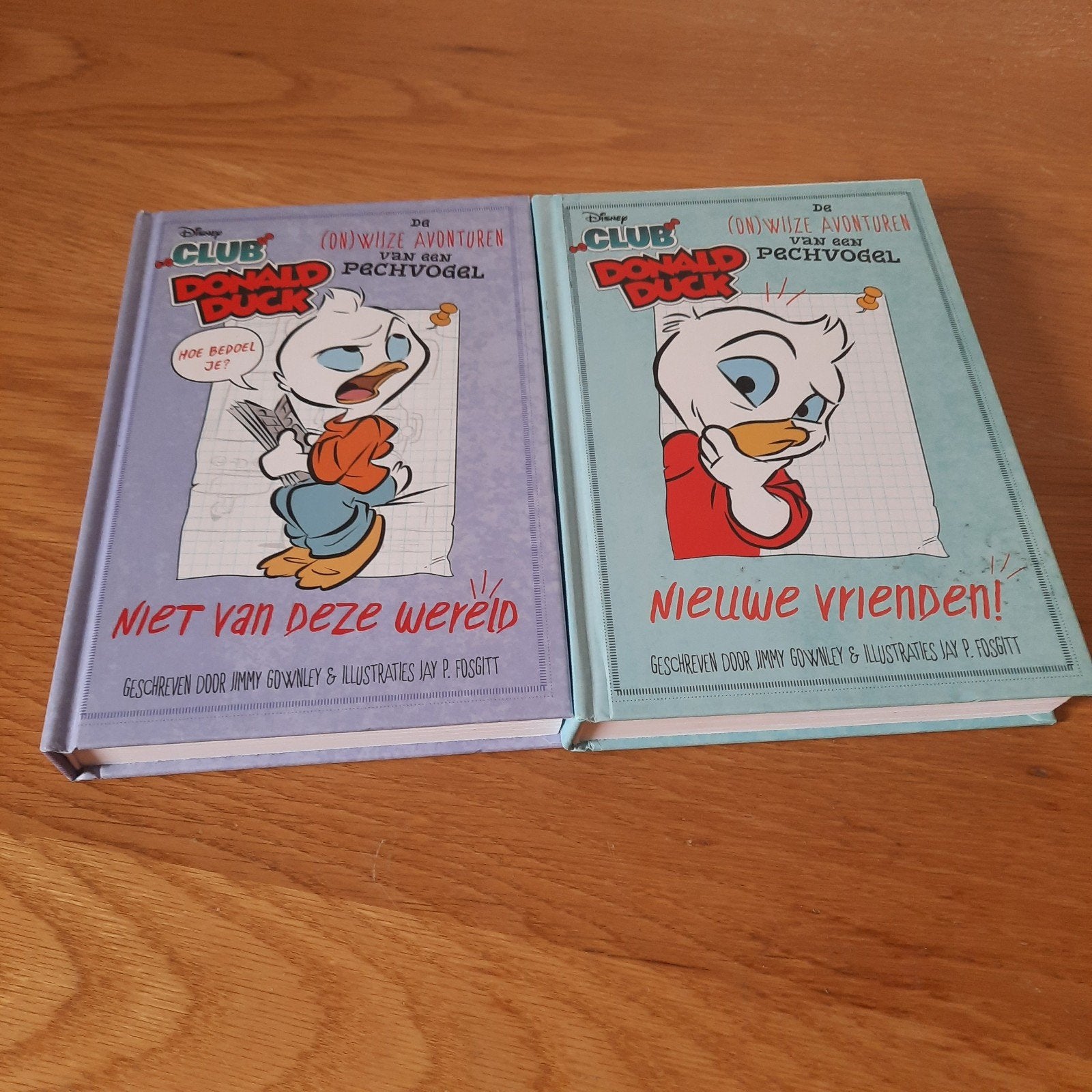 Club Donald Duck: De (on)wijze avonturen van een pechvogel, Ophalen of Verzenden, Zo goed als nieuw, Jimmy Gownley & Jay P. Fossitt