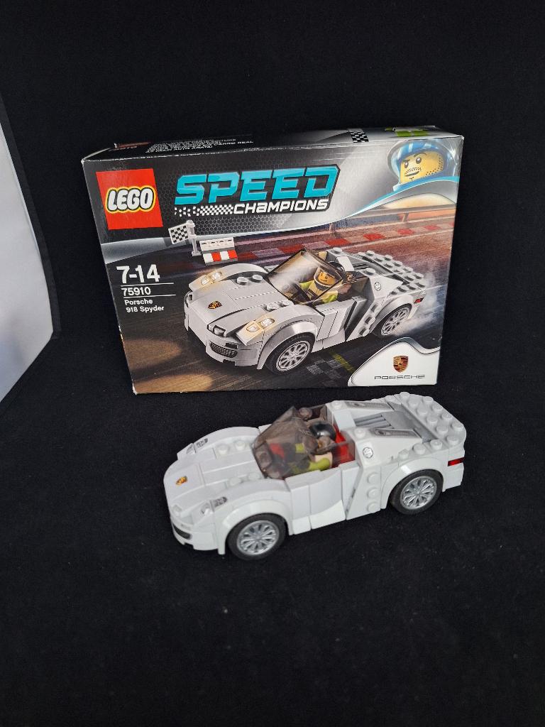 LEGO Speed Champions Porsche 918 Spyder nr. 75910, Gebruikt, Lego, Compleet, Complete set