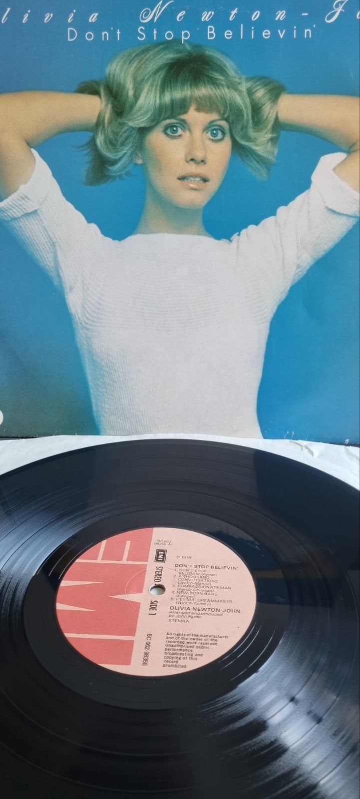 Olivia Newton-John - Don't Stop Believin' LP (1976), LP, Gebruikt, Pop, Ophalen of Verzenden