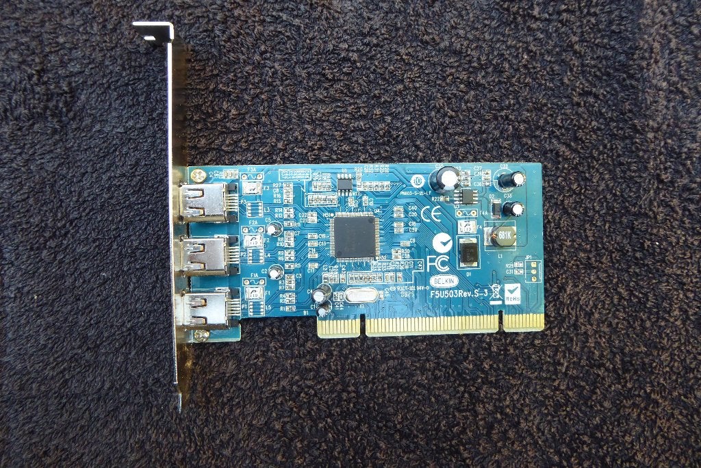 Belkin Firewire 400 kaart PCI (TI Chipset), Ophalen, Gebruikt, Intern, Belkin
