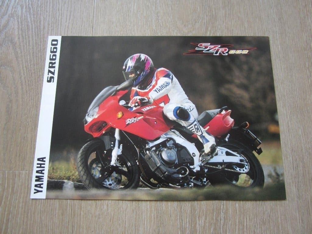 Yamaha SZR 660 brochure folder 1997, Motoren, Ophalen of Verzenden, Yamaha
