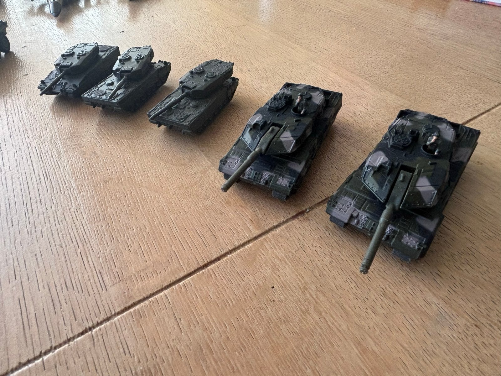 SIKU set van 5 militaire tank speelgoedmodellen, Ophalen of Verzenden, Gebruikt