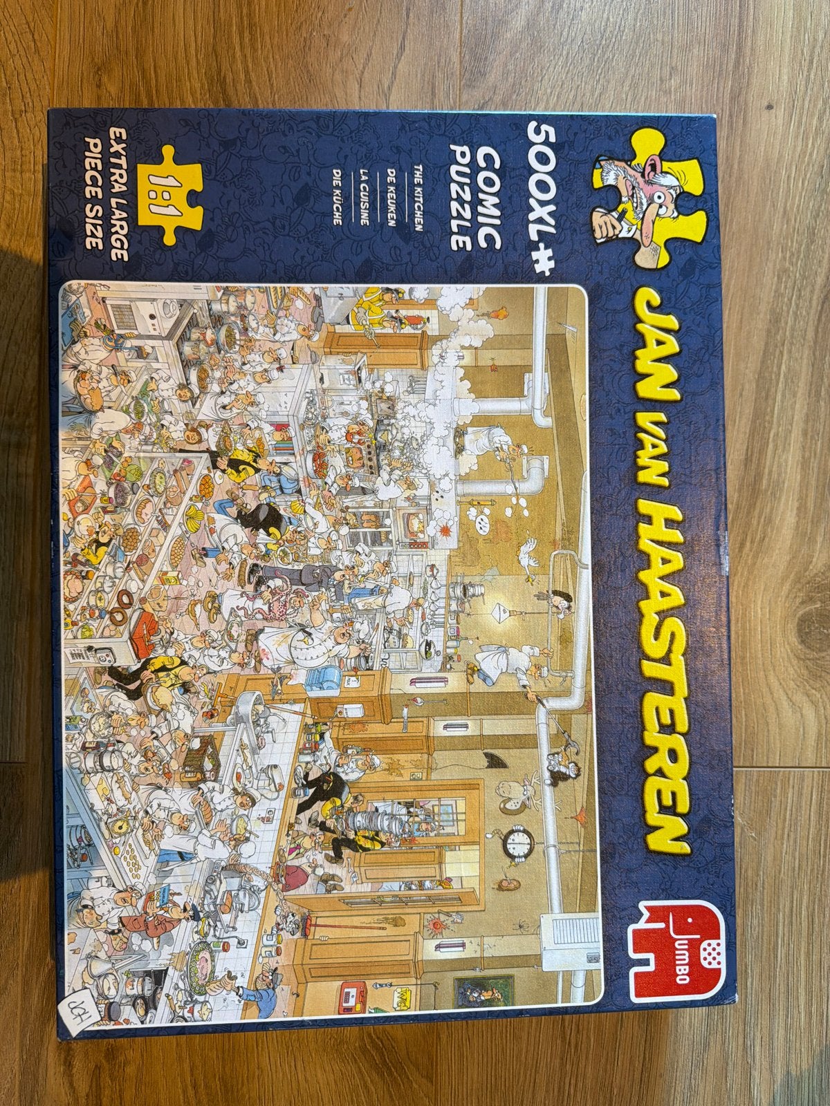 Jan van Haasteren De Keuken 500XL Comic Puzzel, Ophalen of Verzenden, Minder dan 500 stukjes, Gebruikt, Legpuzzel