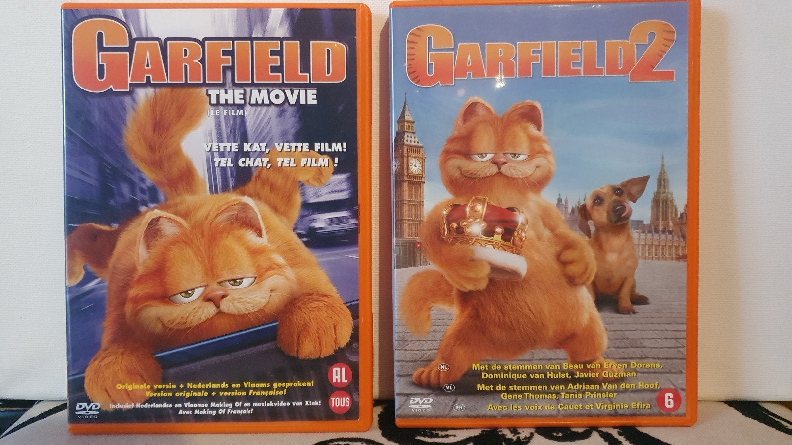 Garfield The Movie & Garfield 2 DVD Boxset, Gebruikt, Ophalen of Verzenden, Komedie, Vanaf 6 jaar