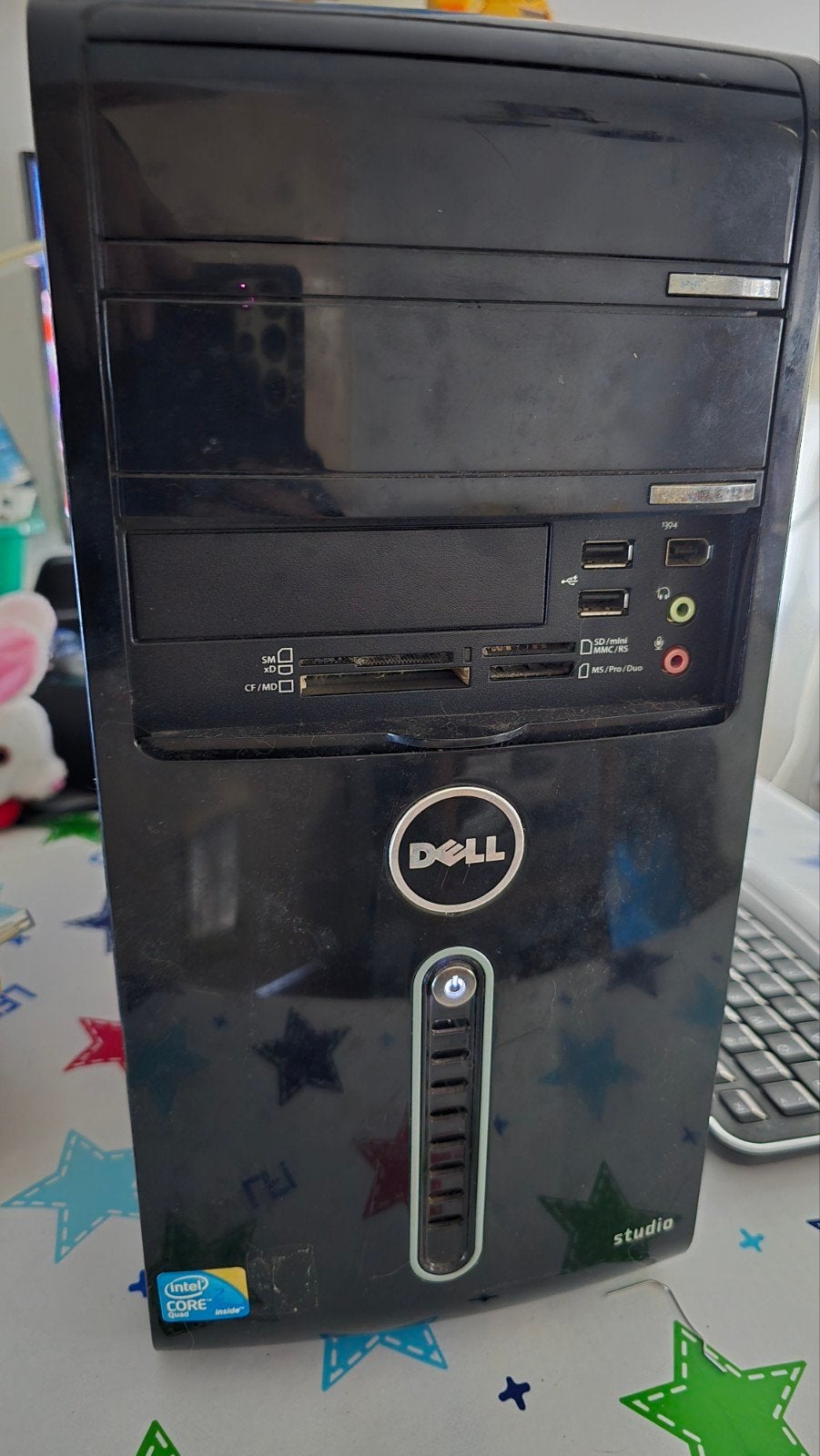 Dell Studio S540 Desktop PC - Intel Core 2 Quad Q8400, Gebruikt, HDD, 2 tot 3 Ghz, 8 GB