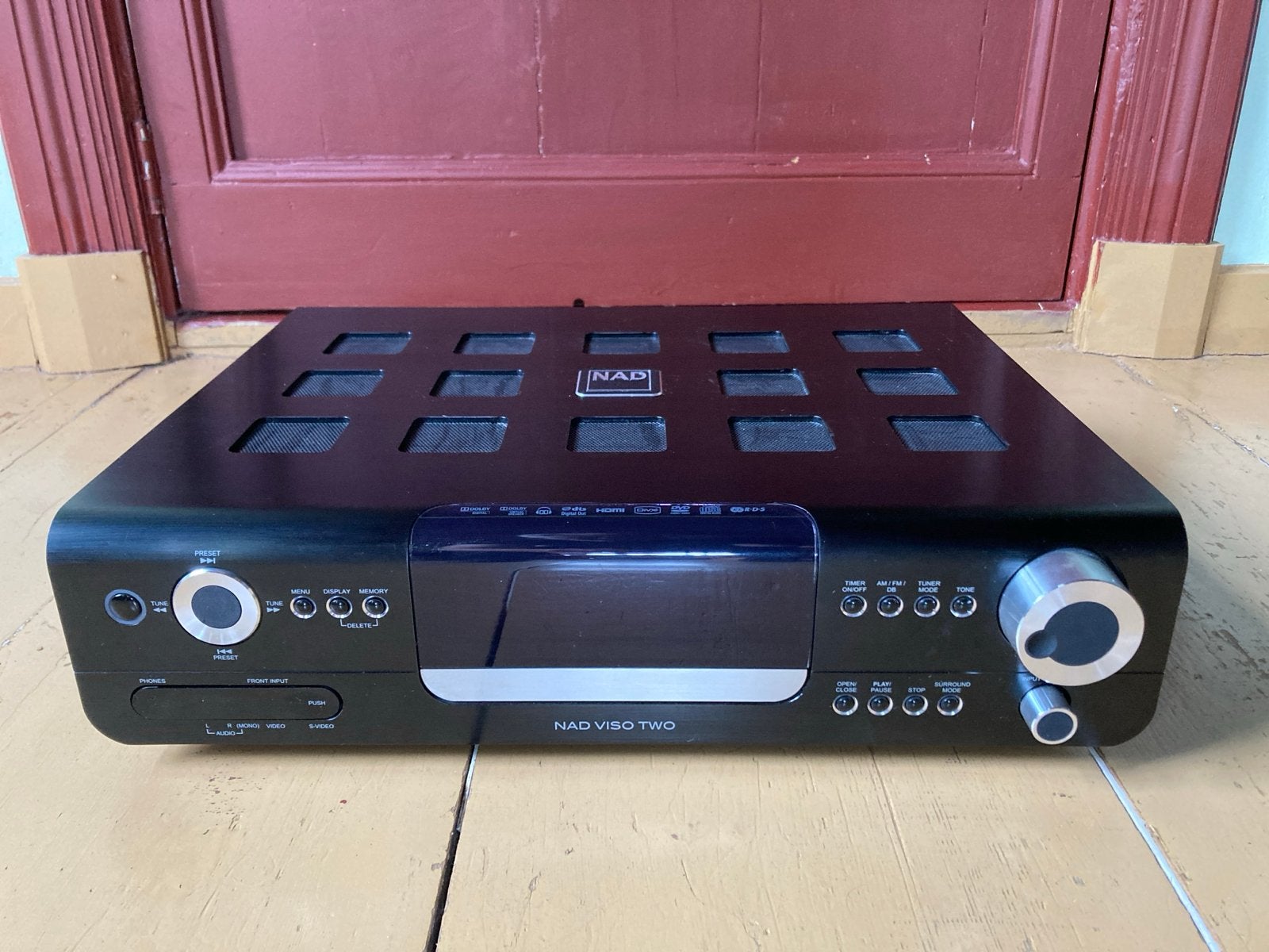 NAD VISO TWO Home Cinema Receiver met DVD-speler, Gebruikt, 60 tot 120 watt, Stereo, Ophalen
