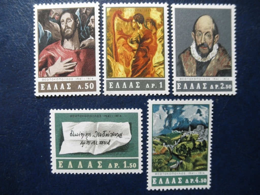 Postzegels Griekenland 1965 El Greco - cw. 1,50 postfris., Ophalen of Verzenden, Griekenland, Postfris