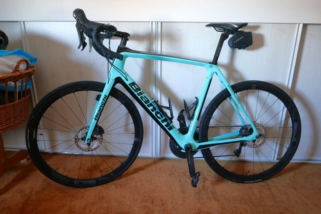 Racefiets Bianchi, Fietsen en Brommers, Fietsen | Heren | Sportfietsen en Toerfietsen, 28 inch, Zo goed als nieuw, Meer dan 20 versnellingen