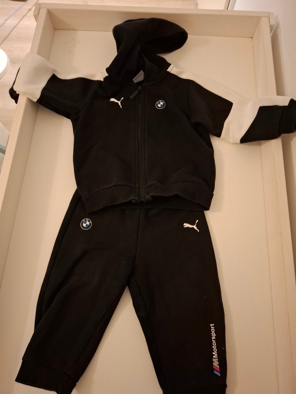 Puma BMW kleding set maat 80, Ophalen of Verzenden, Zo goed als nieuw, Puma, Jongetje of Meisje