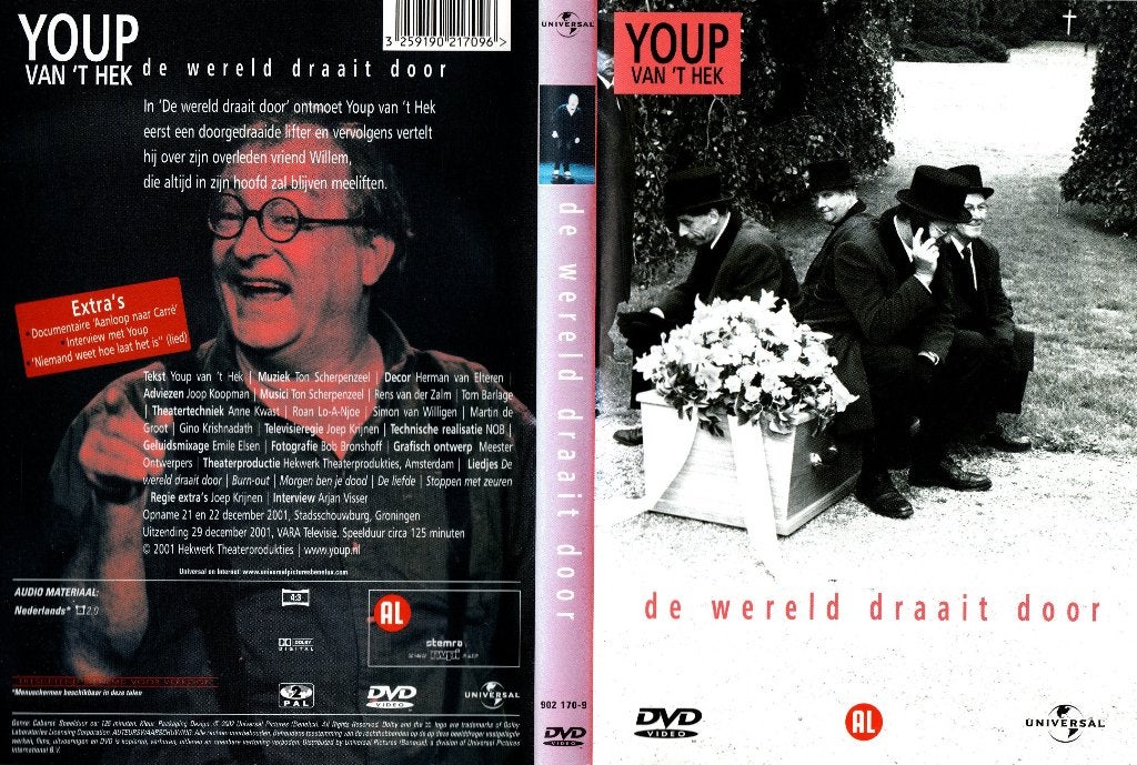 Youp van 't Hek, De wereld draait door, Cd's en Dvd's, Alle leeftijden, Ophalen of Verzenden, Zo goed als nieuw, Komedie