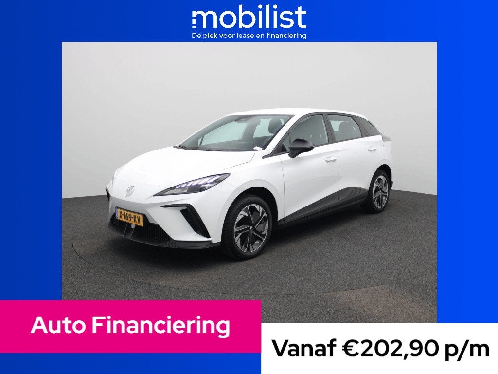 MG MG4 EV Electric Standard 51 kWh (bj 2023, automaat), Auto's, MG, Automaat, Wit, Parkeersensor, 500 kg