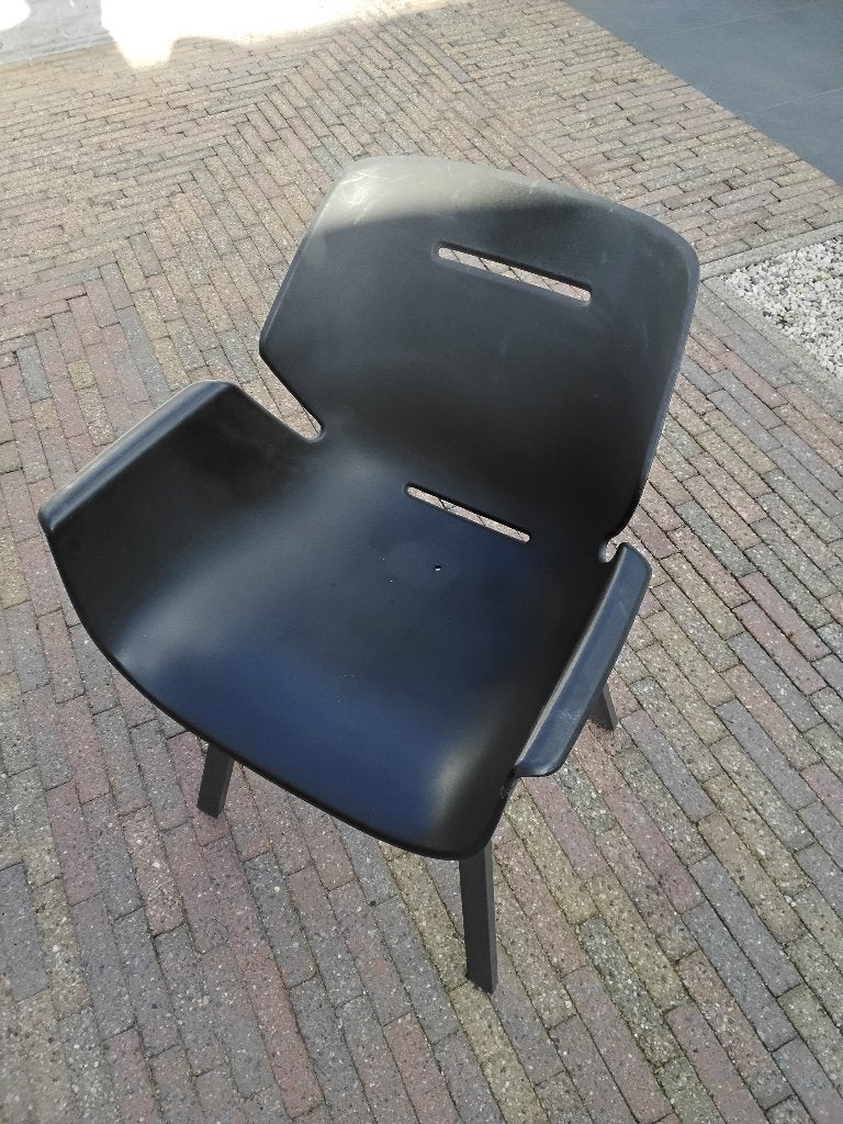 Stoelen voor buiten eettafel 6, Ophalen, Gebruikt, Kunststof