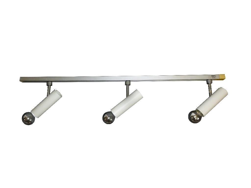 Prachtige vintage plafond rail spots design Staff leuchten, Ophalen, Gebruikt, Metaal of Aluminium, Plafondspot of Wandspot