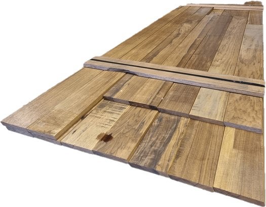 4.9 m2 Rhombus - hardhout - nr: HP202, Ophalen, 250 cm of meer, Planken, Hardhout