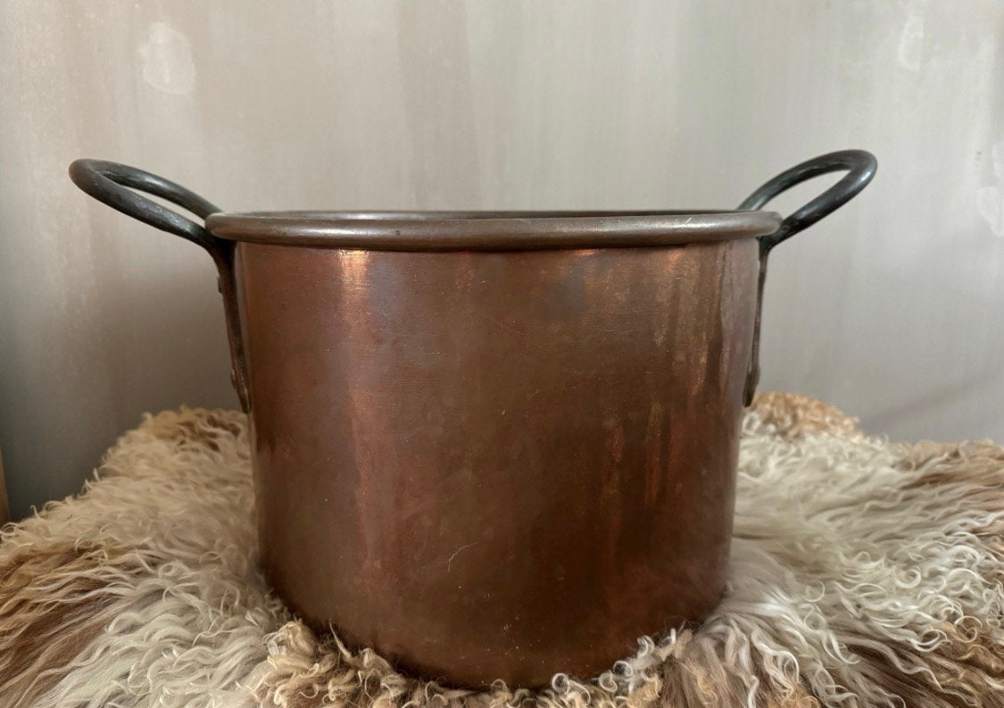 Koperen ketel pan bak, Ophalen