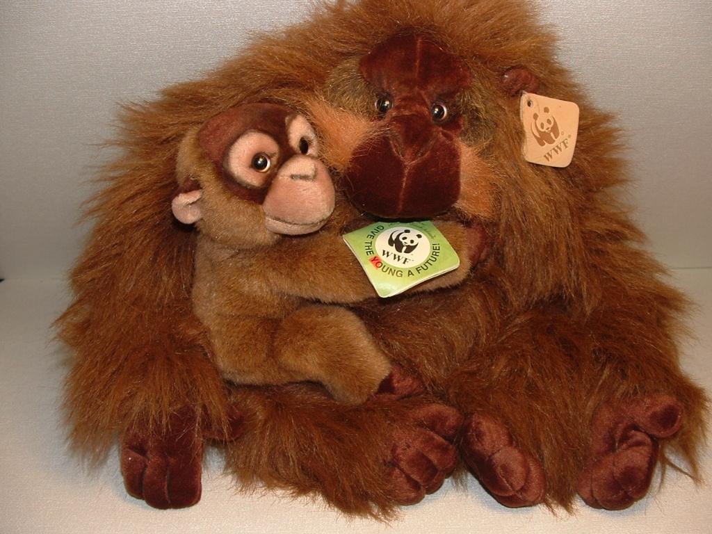 WWF WERELDNATUURFONDS AAP JONG ANNA CLUB PLUCHE, Ophalen of Verzenden, Nieuw, Overige typen