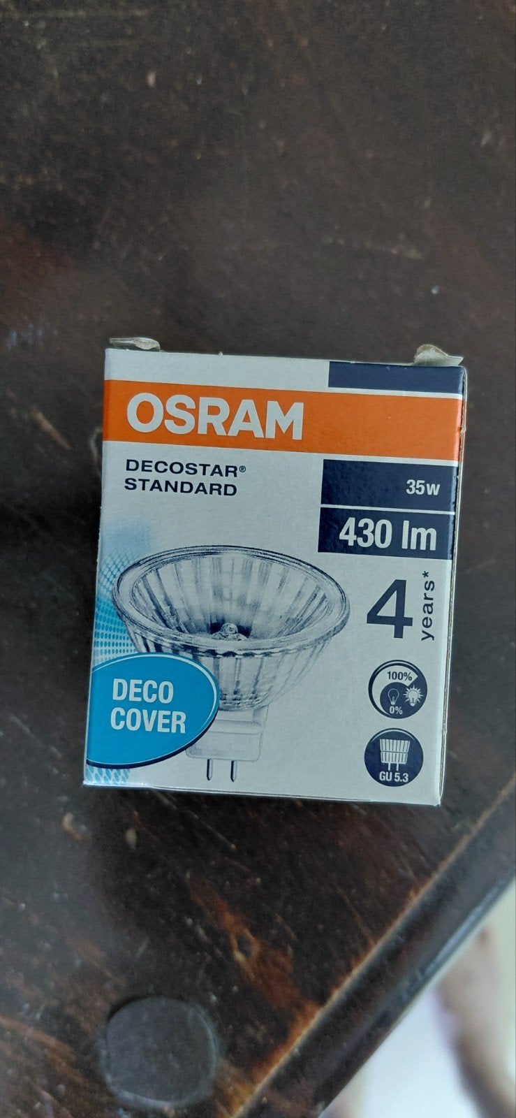 15x Osram Decostar Standard Halogeenlamp GU5.3 35W, 30 tot 60 watt, Osram, Nieuw, GU5.3