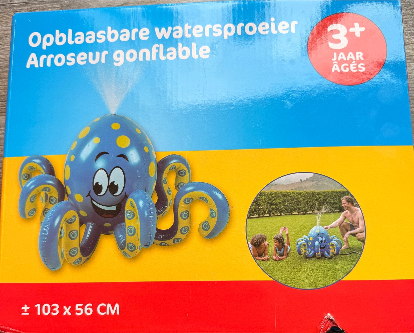 Opblaasbare watersproeier inktvis - NIEUW, Ophalen of Verzenden, Nieuw
