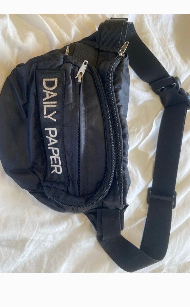 Daily Paper heuptas / crossbody tas, Ophalen of Verzenden, Zo goed als nieuw, Zwart, Overige typen
