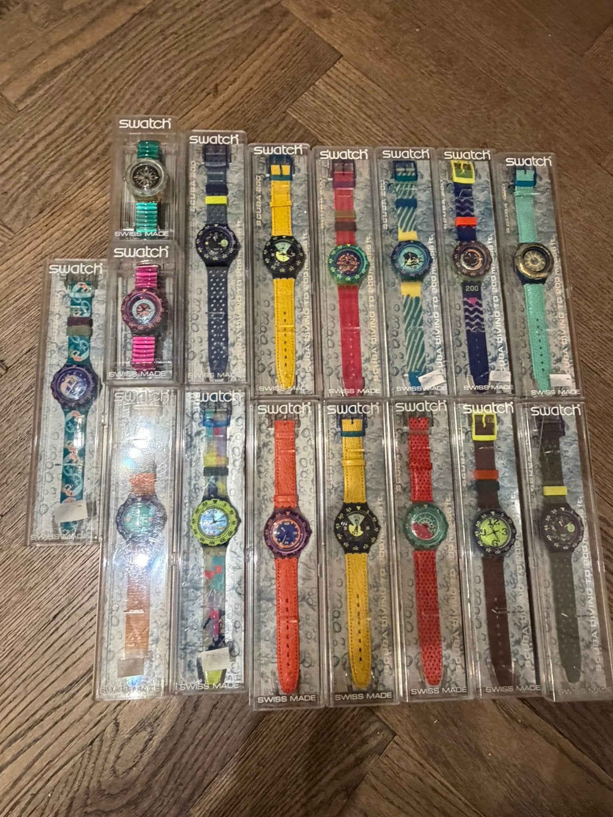 Swatch Scuba gloed nieuw. Prijs ps, Verzenden, Nieuw