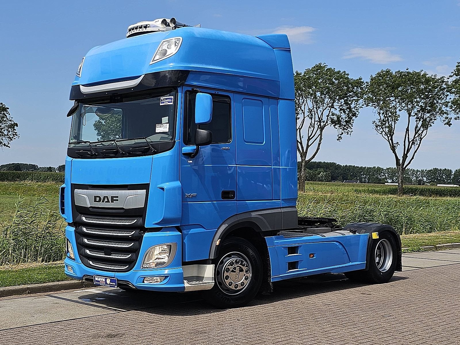 DAF XF 480, Automaat, Euro 6, Blauw, Bedrijf