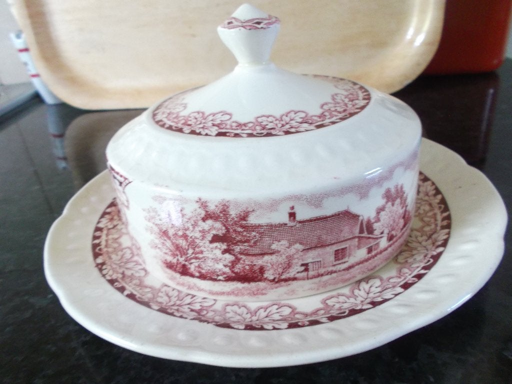 Boerenhoeve rood  Botervloot, Antiek en Kunst, Ophalen of Verzenden