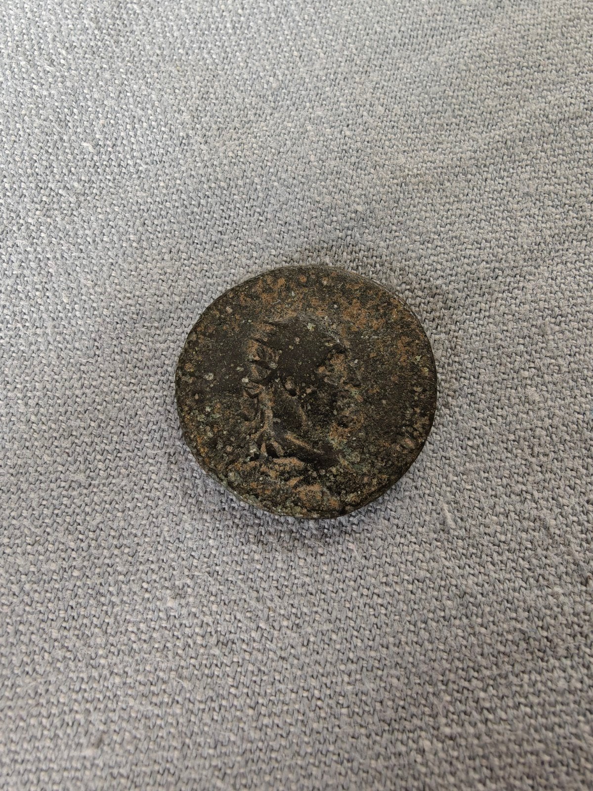 Zeldzame Romeinse munt, dupondius, Trajanus Decius, Postzegels en Munten, Munten | Europa | Niet-Euromunten, Ophalen, Overige landen