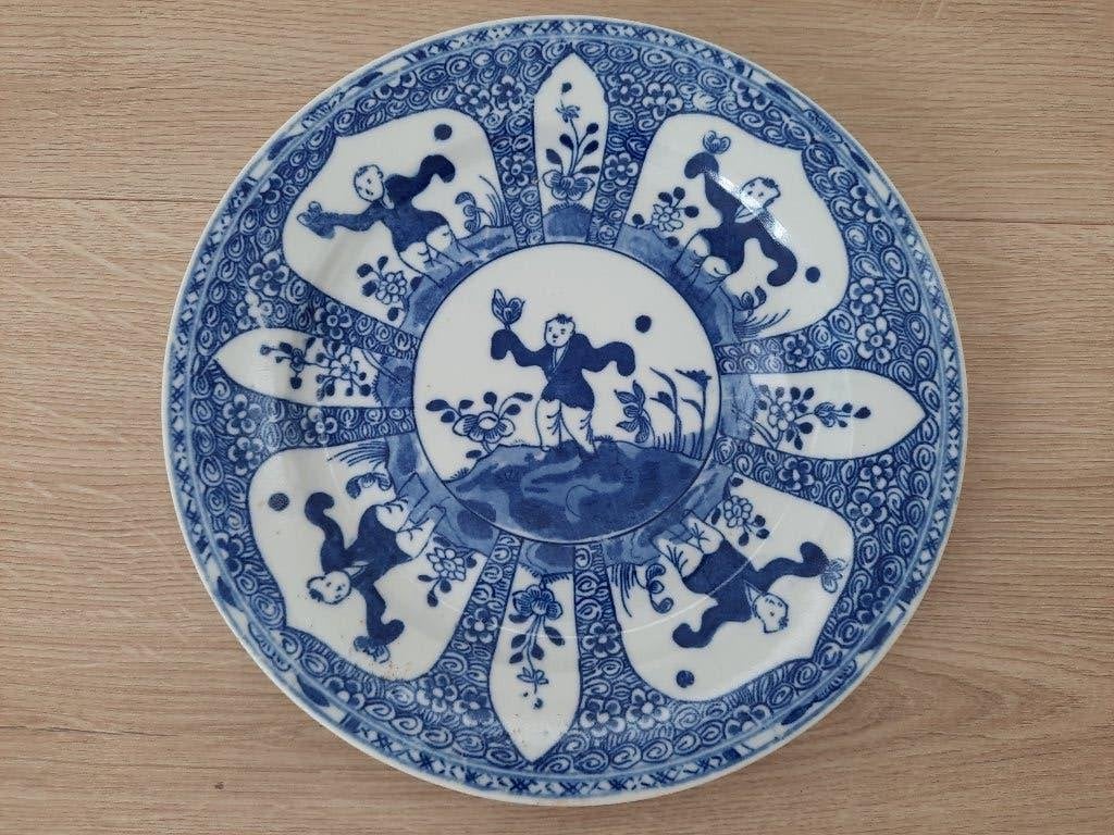 Wandbord bord porselein Chinese stijl Zotjes, Antiek en Kunst, Ophalen of Verzenden