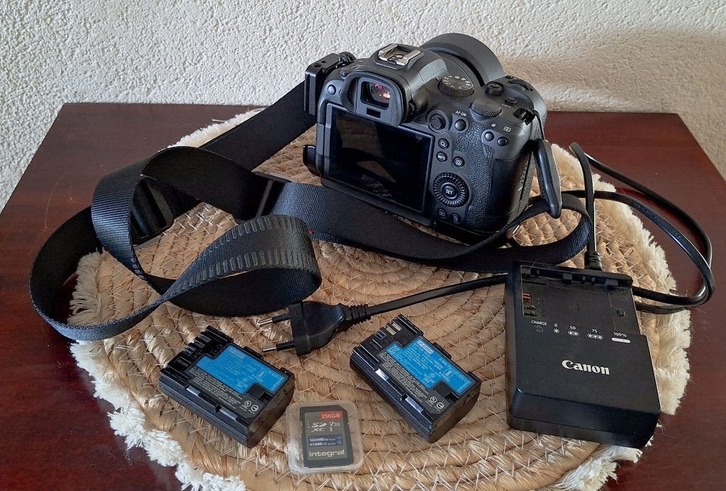 Canon R6 complete set, Ophalen, Gebruikt, Bluetooth, Canon