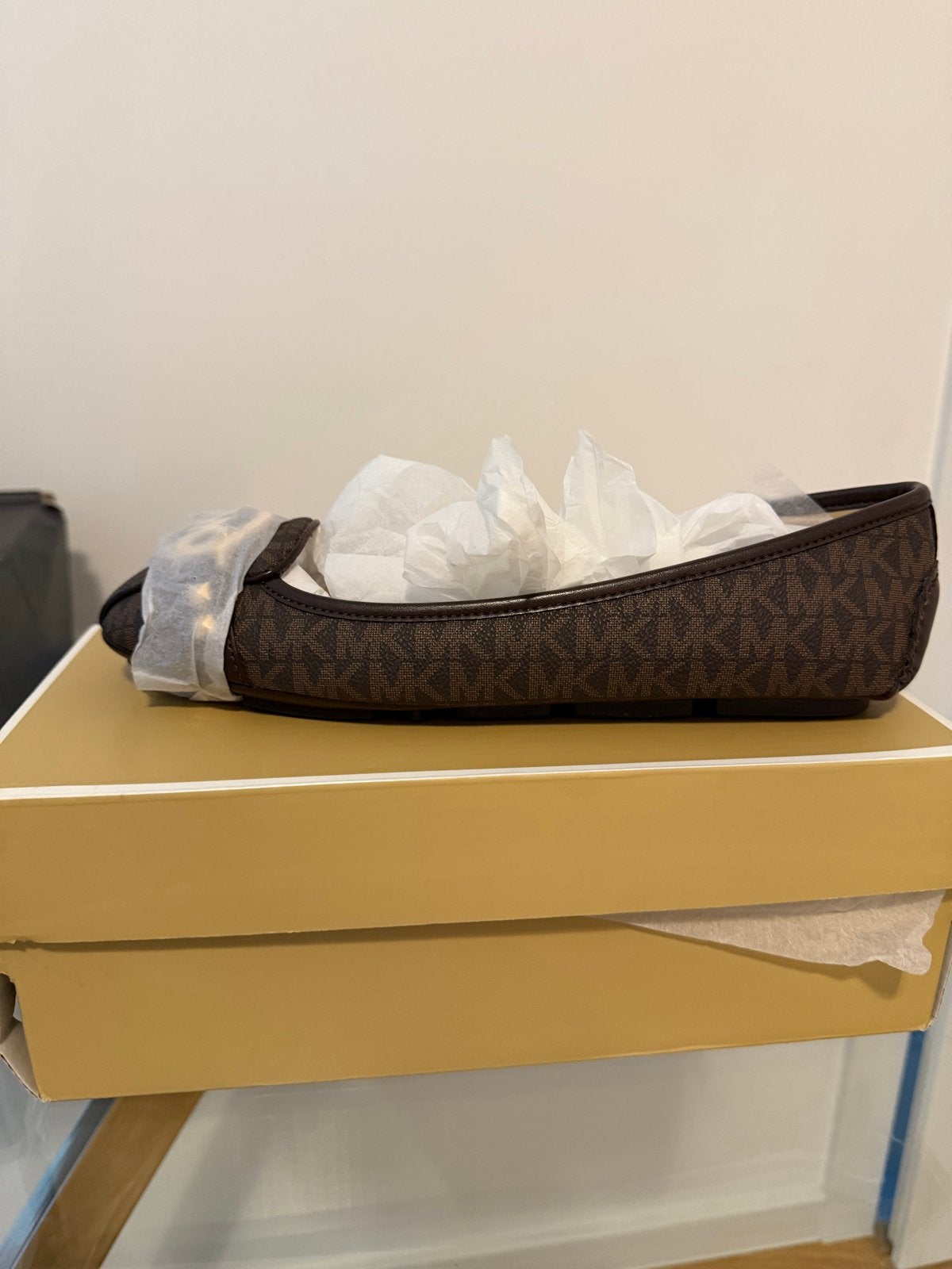 Michael Kors Fulton Moc Ballerina's - Nieuw in doos, Ophalen of Verzenden, Nieuw, Bruin, Ballerina's