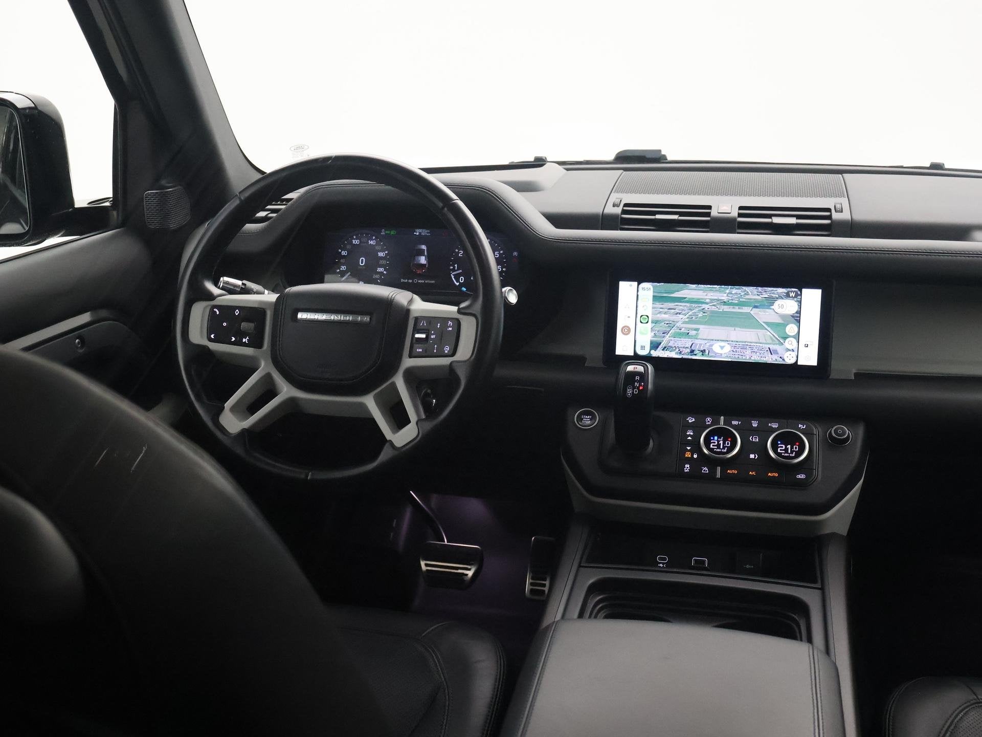 Land Rover Defender 3.0 P400 6-CILINDER BENZINE GRIJS KENTEK, Auto's, Gebruikt, 2996 cc, Vierwielaandrijving, 2 stoelen