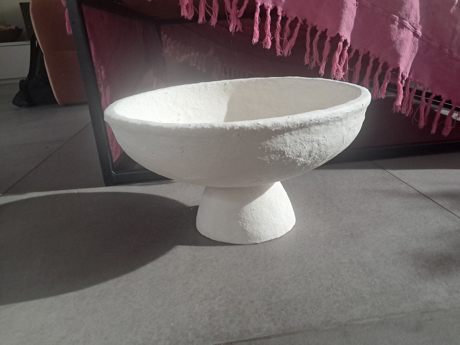 Handgemaakte papier-maché schaal, Ophalen of Verzenden