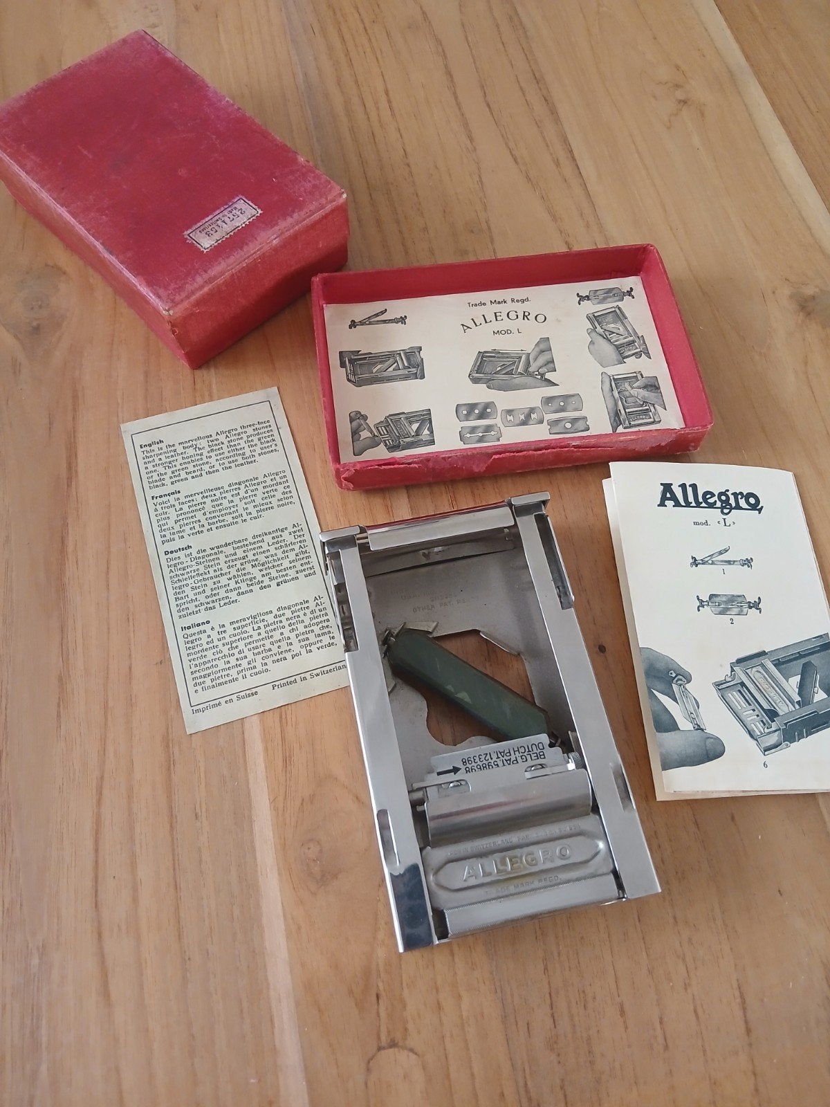 Vintage Allegro Scheermes Slijper Mod. L - Zwitsers, Ophalen