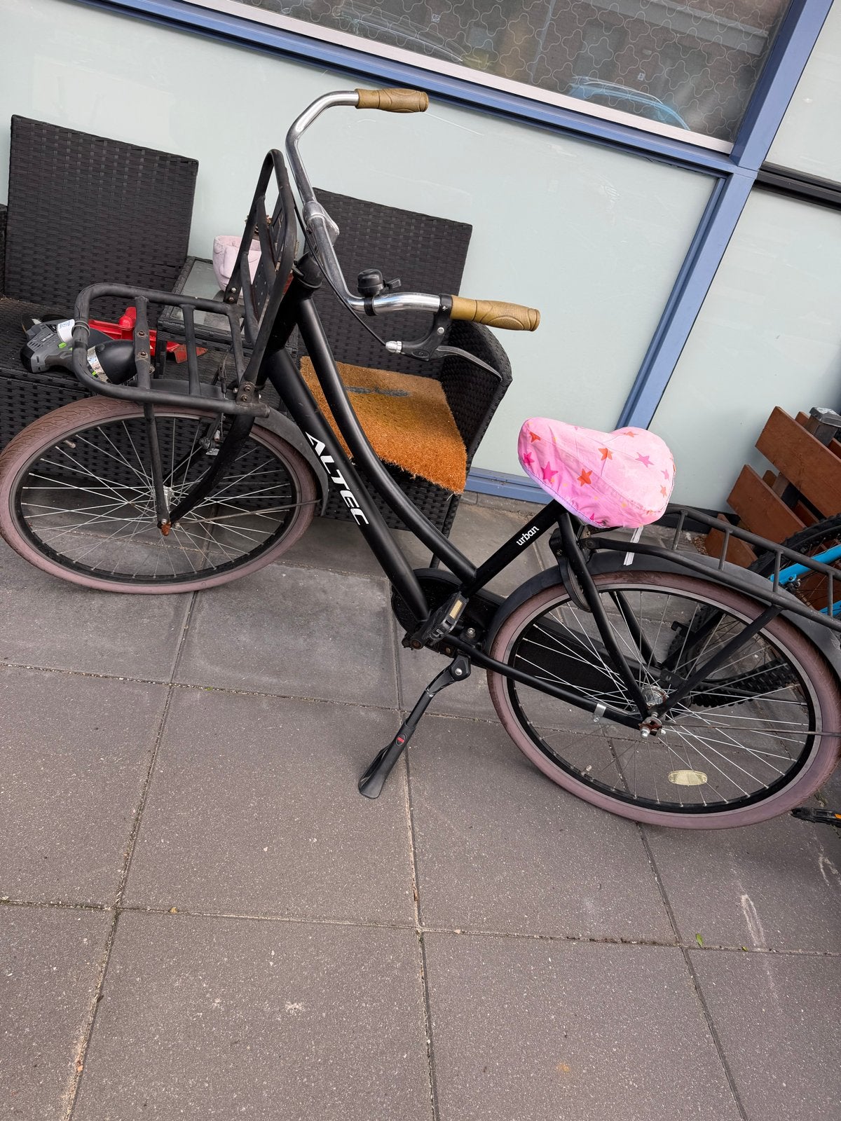 Altec Urban transportfiets - Zwart, Gebruikt t.e.a.b., Ophalen, Gebruikt, 26 inch of meer, Versnellingen
