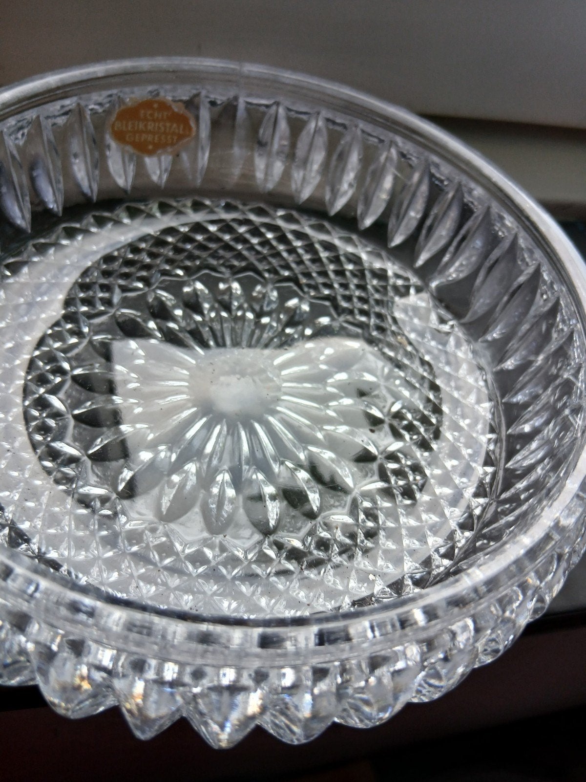 Bleikristal schaaltje, Ophalen of Verzenden