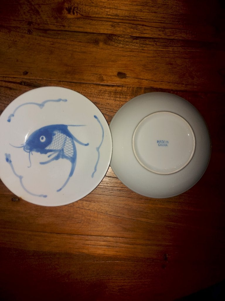 Koi karper porselein Chinoiserie, Ophalen