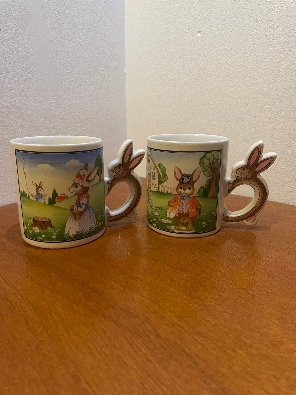 Japanse vintage konijnenbekers, Ophalen of Verzenden