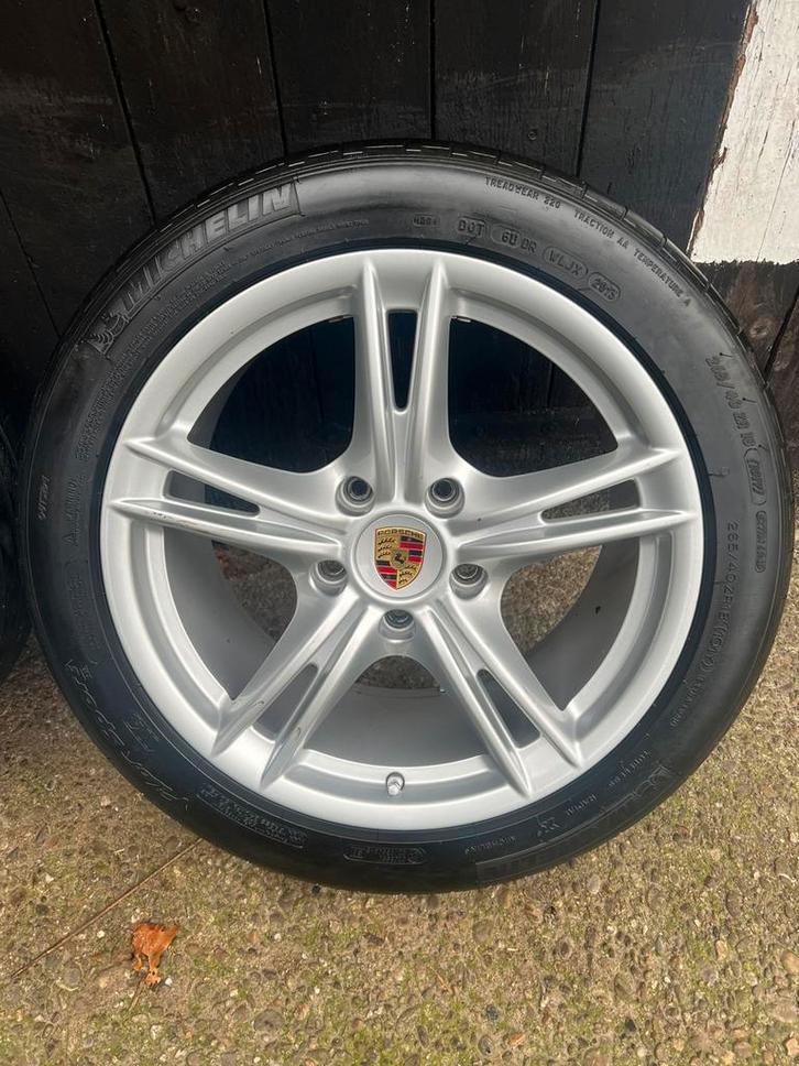 Originele Porsche velgen 5x130 Michelin 18? 911 992 991 987, Niet ingevuld, 18 inch, Gebruikt, 265 mm