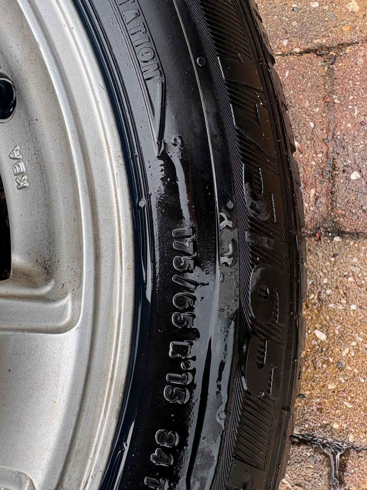 banden met velgen - 155/65 R14 en 175/65 R15, Auto-onderdelen, Banden en Velgen, Ophalen, Gebruikt, 15 inch, 175 mm