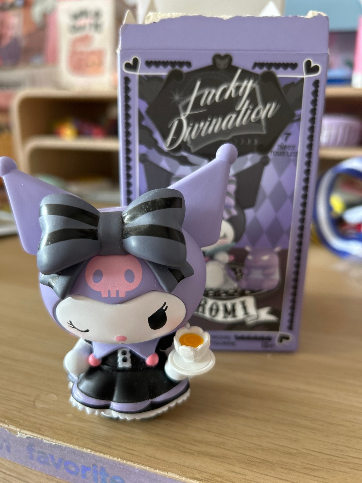 Miniso Kuromi Lucky Divination Figuur - Nieuw in doos, Verzamelen, Poppetjes en Figuurtjes, Ophalen of Verzenden, Nieuw